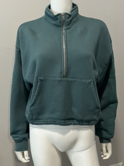 Set Active Teal Half-Zip Pullover